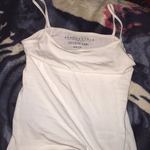 Aeropostale cami tang top white